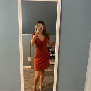 BURNT ORANGE DRESS